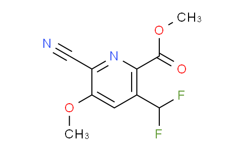 AM43885 | 1805288-88-3 | Methyl 2-cyano-5-(difluoromethyl)-3-methoxypyridine-6-carboxylate