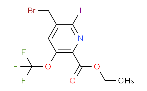 AM43888 | 1804629-20-6 | Ethyl 3-(bromomethyl)-2-iodo-5-(trifluoromethoxy)pyridine-6-carboxylate