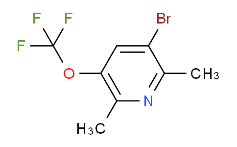 AM43890 | 1804009-80-0 | 3-Bromo-2,6-dimethyl-5-(trifluoromethoxy)pyridine