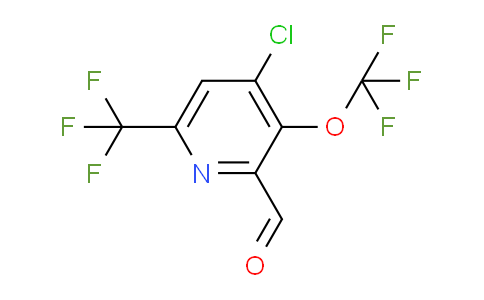 4-Chloro-3-(trifluoromethoxy)-6-(trifluoromethyl)pyridine-2-carboxaldehyde