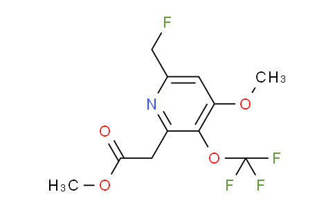 AM43893 | 1805070-37-4 | Methyl 6-(fluoromethyl)-4-methoxy-3-(trifluoromethoxy)pyridine-2-acetate