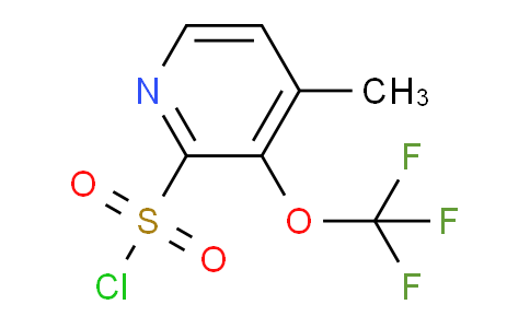 4-Methyl-3-(trifluoromethoxy)pyridine-2-sulfonyl chloride