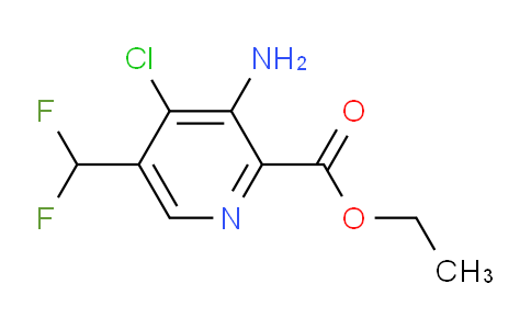 AM43901 | 1805265-91-1 | Ethyl 3-amino-4-chloro-5-(difluoromethyl)pyridine-2-carboxylate