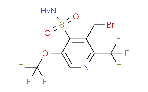 AM43906 | 1805030-86-7 | 3-(Bromomethyl)-5-(trifluoromethoxy)-2-(trifluoromethyl)pyridine-4-sulfonamide