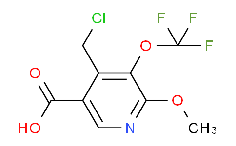 AM43912 | 1806765-83-2 | 4-(Chloromethyl)-2-methoxy-3-(trifluoromethoxy)pyridine-5-carboxylic acid