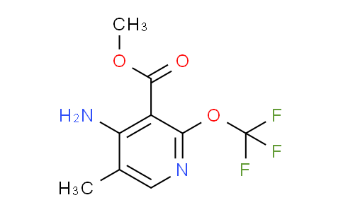 AM43914 | 1804389-03-4 | Methyl 4-amino-5-methyl-2-(trifluoromethoxy)pyridine-3-carboxylate
