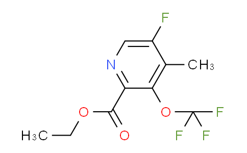 AM43918 | 1804317-02-9 | Ethyl 5-fluoro-4-methyl-3-(trifluoromethoxy)pyridine-2-carboxylate
