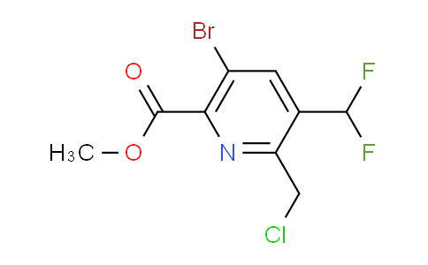 AM43922 | 1805371-57-6 | Methyl 5-bromo-2-(chloromethyl)-3-(difluoromethyl)pyridine-6-carboxylate