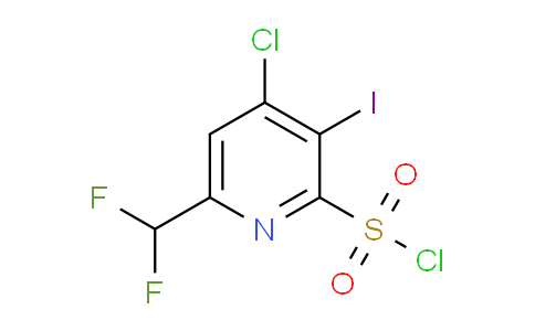AM43933 | 1804494-27-6 | 4-Chloro-6-(difluoromethyl)-3-iodopyridine-2-sulfonyl chloride