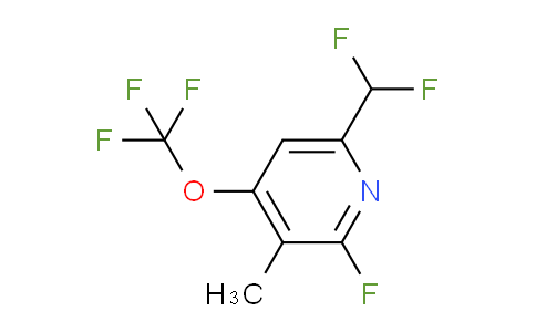 AM43934 | 1804329-29-0 | 6-(Difluoromethyl)-2-fluoro-3-methyl-4-(trifluoromethoxy)pyridine
