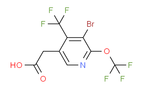AM43948 | 1806077-77-9 | 3-Bromo-2-(trifluoromethoxy)-4-(trifluoromethyl)pyridine-5-acetic acid