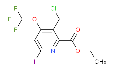 AM43951 | 1806259-11-9 | Ethyl 3-(chloromethyl)-6-iodo-4-(trifluoromethoxy)pyridine-2-carboxylate