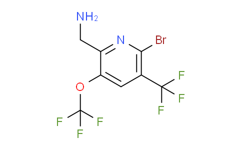 AM43957 | 1803465-49-7 | 2-(Aminomethyl)-6-bromo-3-(trifluoromethoxy)-5-(trifluoromethyl)pyridine