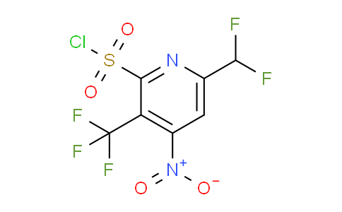 AM43958 | 1361847-04-2 | 6-(Difluoromethyl)-4-nitro-3-(trifluoromethyl)pyridine-2-sulfonyl chloride