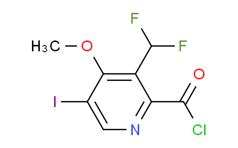 3-(Difluoromethyl)-5-iodo-4-methoxypyridine-2-carbonyl chloride