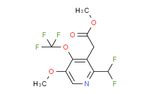 AM43970 | 1806178-07-3 | Methyl 2-(difluoromethyl)-5-methoxy-4-(trifluoromethoxy)pyridine-3-acetate