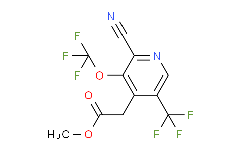 AM43971 | 1806254-10-3 | Methyl 2-cyano-3-(trifluoromethoxy)-5-(trifluoromethyl)pyridine-4-acetate