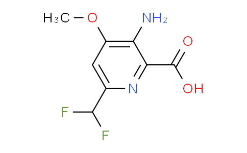 3-Amino-6-(difluoromethyl)-4-methoxypyridine-2-carboxylic acid