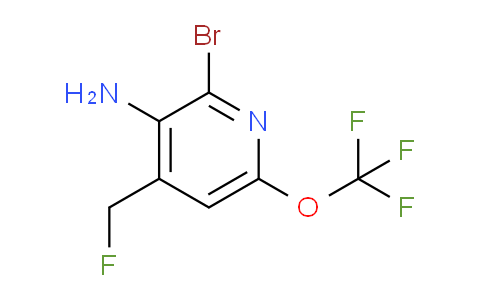 3-Amino-2-bromo-4-(fluoromethyl)-6-(trifluoromethoxy)pyridine