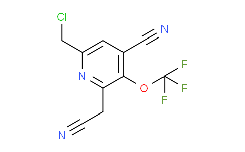 6-(Chloromethyl)-4-cyano-3-(trifluoromethoxy)pyridine-2-acetonitrile
