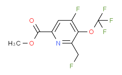 AM43984 | 1803657-80-8 | Methyl 4-fluoro-2-(fluoromethyl)-3-(trifluoromethoxy)pyridine-6-carboxylate