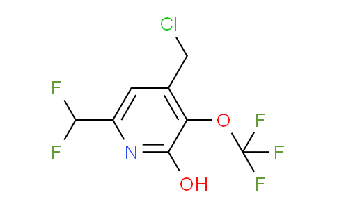 4-(Chloromethyl)-6-(difluoromethyl)-2-hydroxy-3-(trifluoromethoxy)pyridine