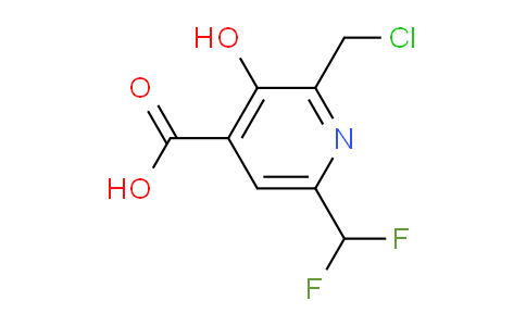 2-(Chloromethyl)-6-(difluoromethyl)-3-hydroxypyridine-4-carboxylic acid