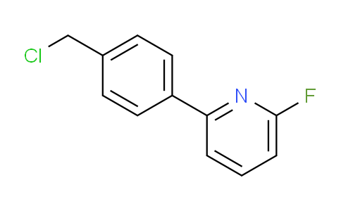 2-(4-(Chloromethyl)phenyl)-6-fluoropyridine