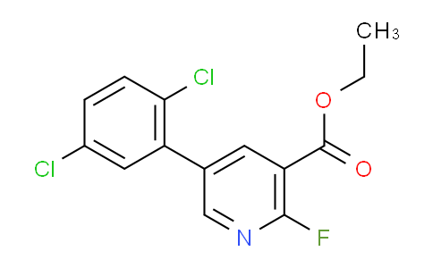 AM43989 | 1361776-50-2 | Ethyl 5-(2,5-dichlorophenyl)-2-fluoronicotinate