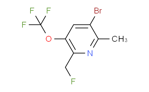 AM43991 | 1806081-55-9 | 3-Bromo-6-(fluoromethyl)-2-methyl-5-(trifluoromethoxy)pyridine