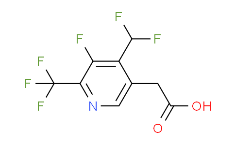 AM44025 | 1805060-41-6 | 4-(Difluoromethyl)-3-fluoro-2-(trifluoromethyl)pyridine-5-acetic acid