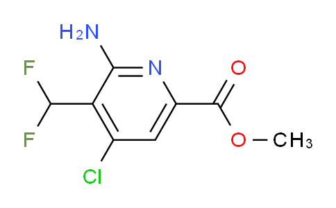 AM44026 | 1805919-59-8 | Methyl 2-amino-4-chloro-3-(difluoromethyl)pyridine-6-carboxylate