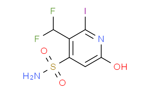 3-(Difluoromethyl)-6-hydroxy-2-iodopyridine-4-sulfonamide