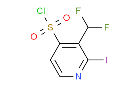 3-(Difluoromethyl)-2-iodopyridine-4-sulfonyl chloride