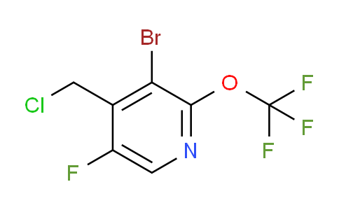 3-Bromo-4-(chloromethyl)-5-fluoro-2-(trifluoromethoxy)pyridine