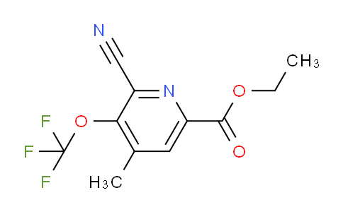 AM44056 | 1804789-63-6 | Ethyl 2-cyano-4-methyl-3-(trifluoromethoxy)pyridine-6-carboxylate