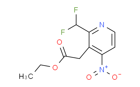 AM44060 | 1805299-60-8 | Ethyl 2-(difluoromethyl)-4-nitropyridine-3-acetate