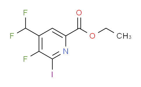 AM44062 | 1806923-94-3 | Ethyl 4-(difluoromethyl)-3-fluoro-2-iodopyridine-6-carboxylate