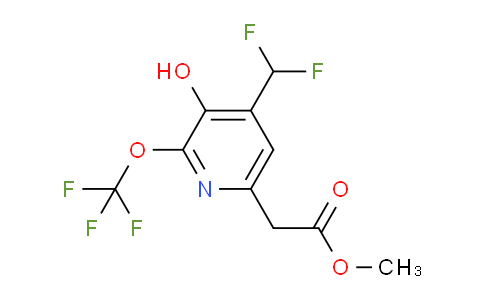 AM44063 | 1804649-13-5 | Methyl 4-(difluoromethyl)-3-hydroxy-2-(trifluoromethoxy)pyridine-6-acetate