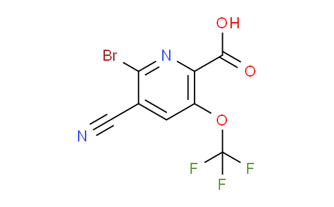 AM44077 | 1806104-79-9 | 2-Bromo-3-cyano-5-(trifluoromethoxy)pyridine-6-carboxylic acid