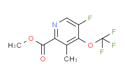 AM44082 | 1804332-84-0 | Methyl 5-fluoro-3-methyl-4-(trifluoromethoxy)pyridine-2-carboxylate