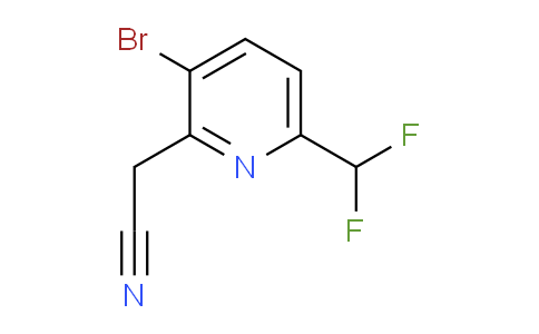 AM44092 | 1805296-00-7 | 3-Bromo-6-(difluoromethyl)pyridine-2-acetonitrile