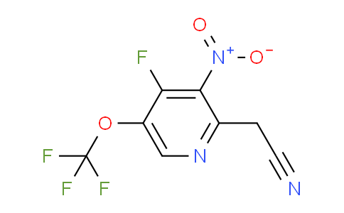 AM44094 | 1804339-95-4 | 4-Fluoro-3-nitro-5-(trifluoromethoxy)pyridine-2-acetonitrile