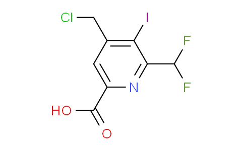 AM44098 | 1805622-20-1 | 4-(Chloromethyl)-2-(difluoromethyl)-3-iodopyridine-6-carboxylic acid