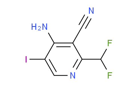 AM44105 | 1805349-35-2 | 4-Amino-3-cyano-2-(difluoromethyl)-5-iodopyridine