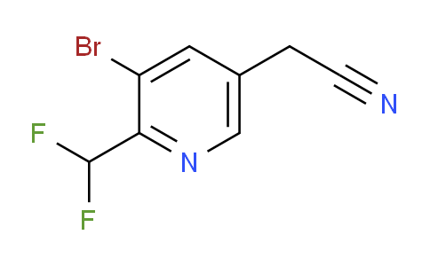 AM44123 | 1806770-92-2 | 3-Bromo-2-(difluoromethyl)pyridine-5-acetonitrile