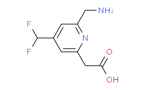 AM44127 | 1805314-31-1 | 2-(Aminomethyl)-4-(difluoromethyl)pyridine-6-acetic acid