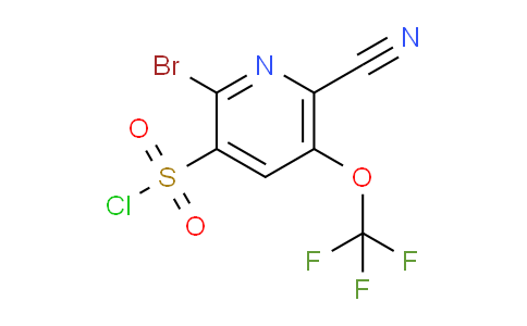 AM44131 | 1806106-36-4 | 2-Bromo-6-cyano-5-(trifluoromethoxy)pyridine-3-sulfonyl chloride