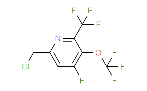 AM44136 | 1804758-52-8 | 6-(Chloromethyl)-4-fluoro-3-(trifluoromethoxy)-2-(trifluoromethyl)pyridine