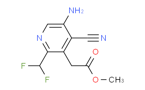 AM44141 | 1805349-37-4 | Methyl 5-amino-4-cyano-2-(difluoromethyl)pyridine-3-acetate